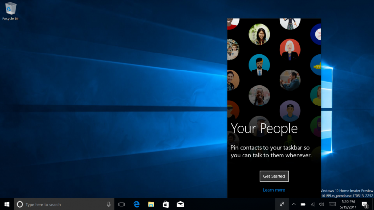 Обновление Windows 10 Fall Creators Update: как использовать «Мои люди»