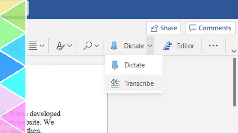 Экономьте время с помощью встроенной функции транскрипции Microsoft Word