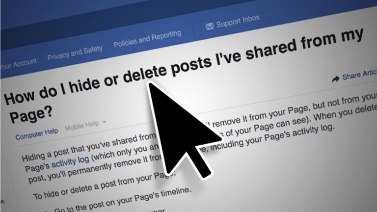 Как быстро удалить старые сообщения в Facebook