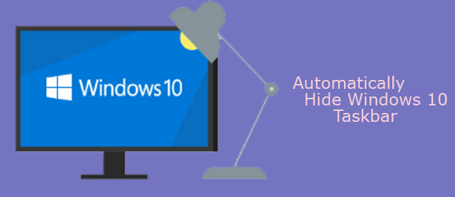 Как автоматически скрыть панель задач Windows 10, когда она не используется