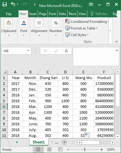 2 Способы выполнения расчета ПРОДУКТА на основе данных в Excel 2016
