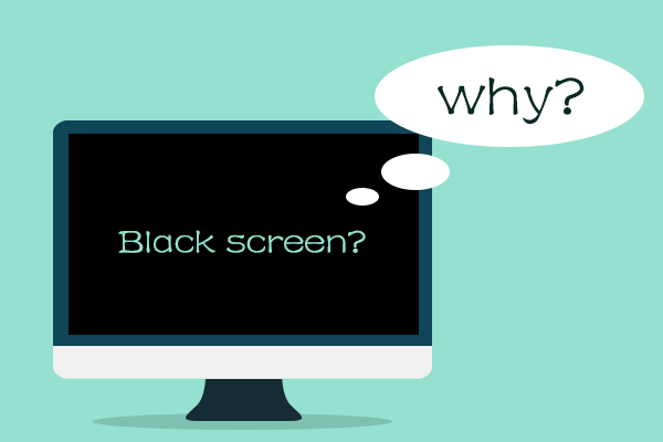 Почему дисплей компьютера показывает черный экран?