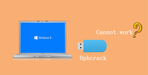 Ophcrack не может работать на компьютере с Windows 8?