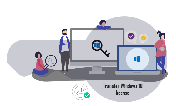 Как перенести лицензию Windows 10 на новый компьютер или новый жесткий диск