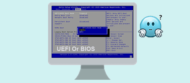 Как узнать, использует ли ваш компьютер UEFI или BIOS